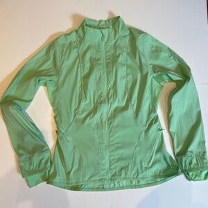 Lululemon Laser Speed Jacket size 12 Citra Lime